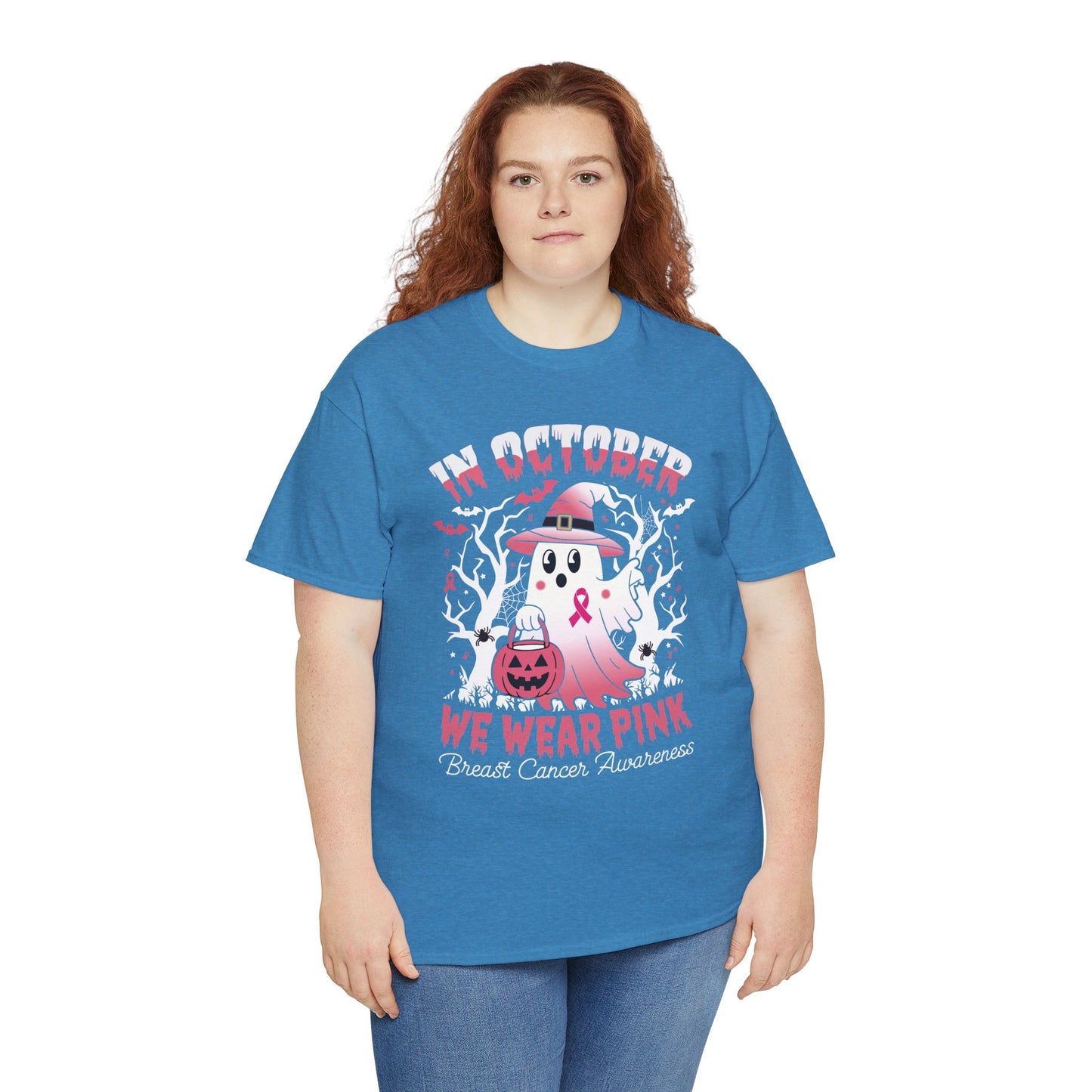 In October We Wear Pink Funny Breast Cancer Gift Shirts