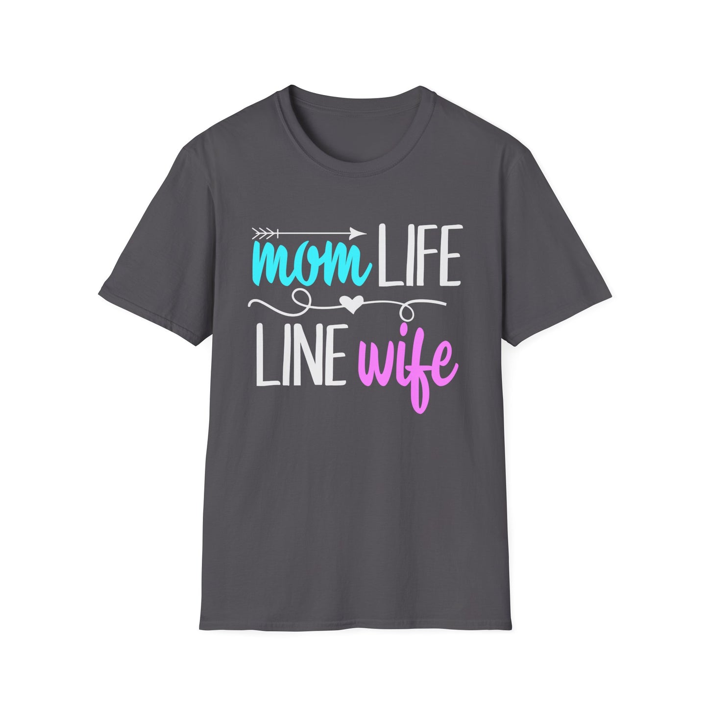 Lineman Mom Life Line Wife Unisex Softstyle T-Shirt
