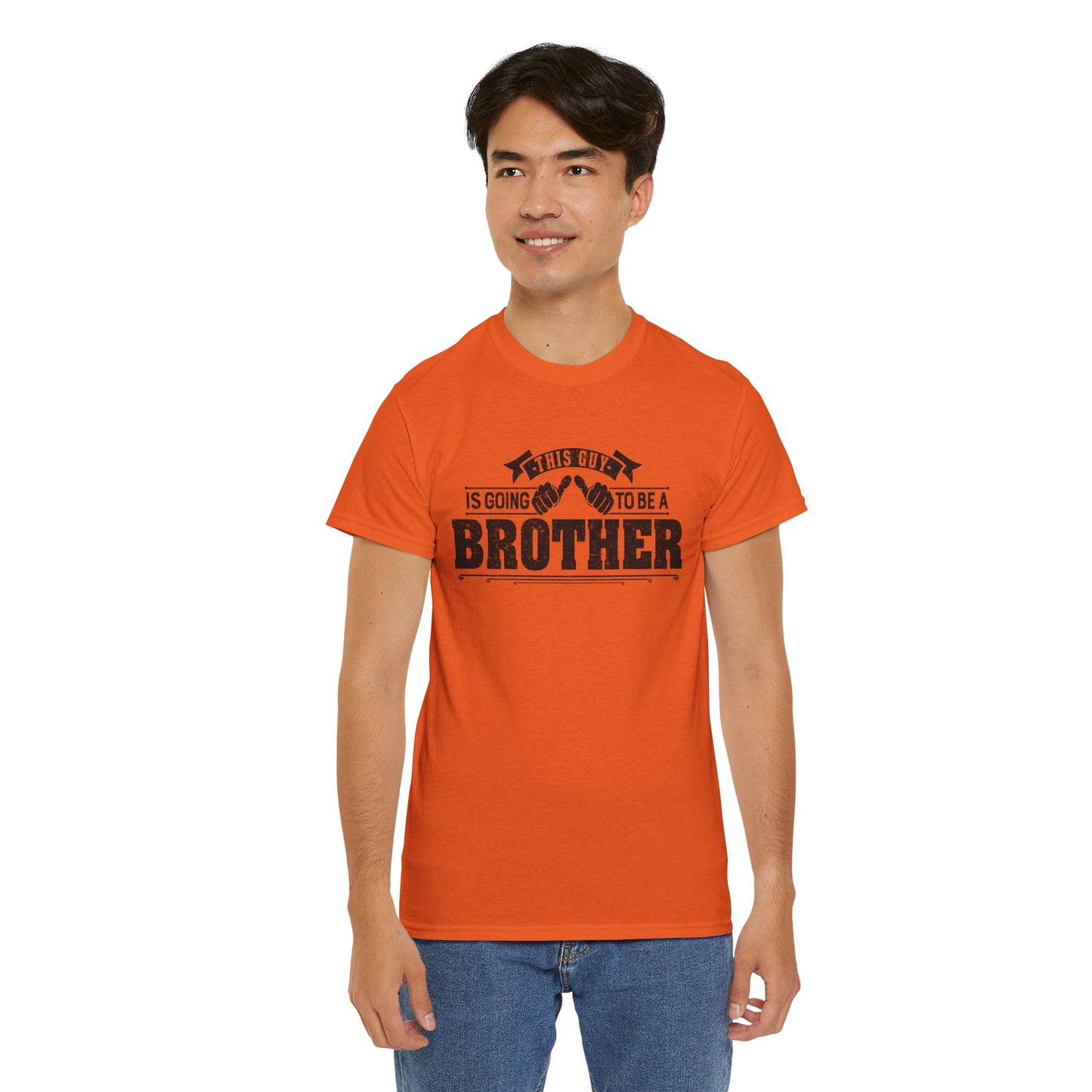 T-Shirt Gifts From Sister for Brother This is Guy going to be Brother Unisex Heavy Cotton Tee