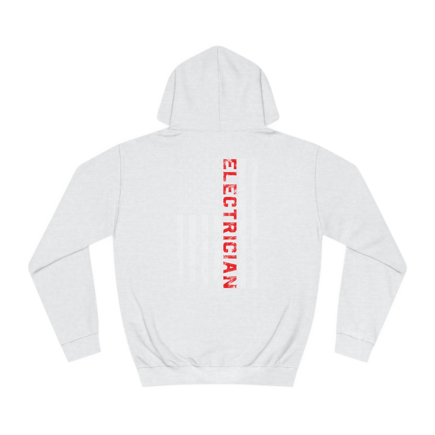 Electrician Patriotic American flag electrician father day Unisex College Hoodie