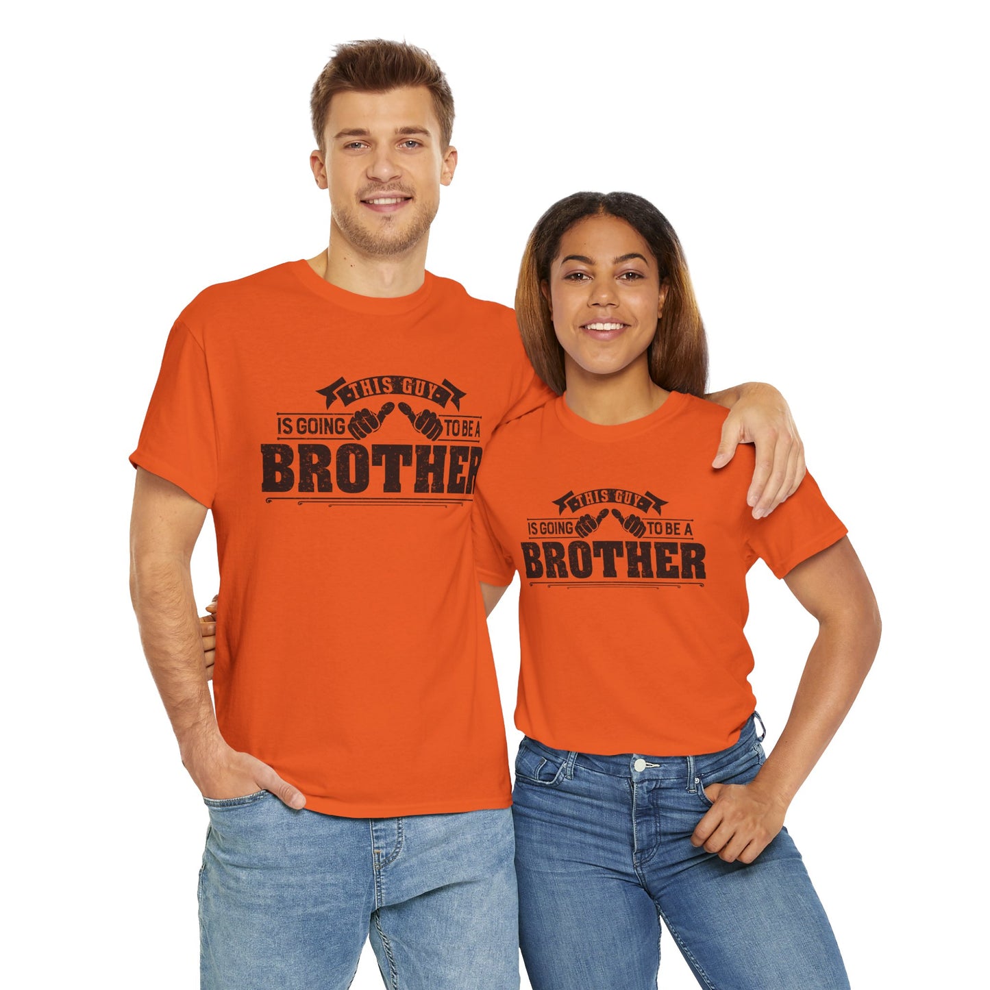 T-Shirt Gifts From Sister for Brother This is Guy going to be Brother Unisex Heavy Cotton Tee