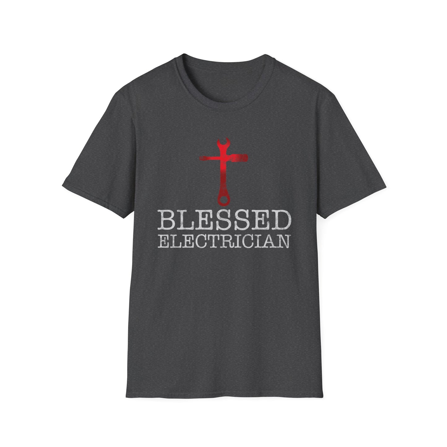 Blessed Electrician gift for Christian Electrician Unisex Softstyle T-Shirt
