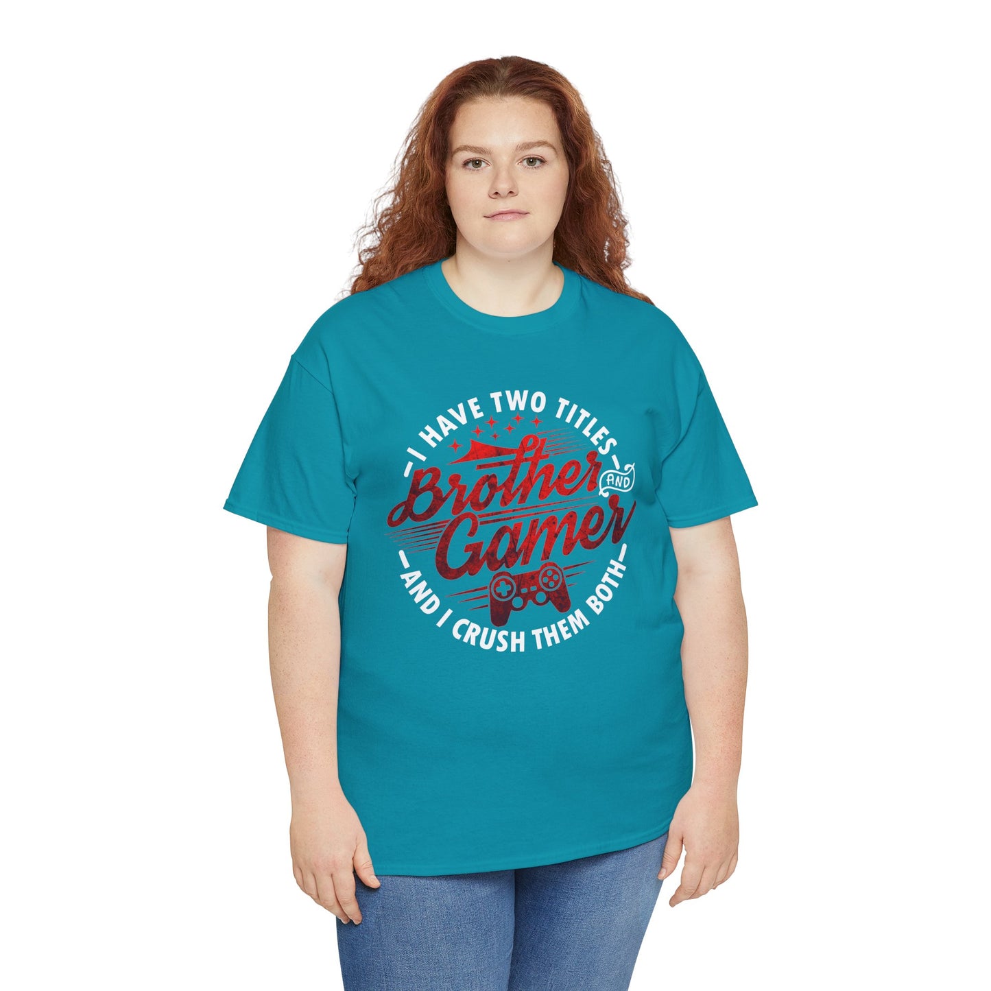 Gamer Men's T-Shirt - I Have Two Titles Brother