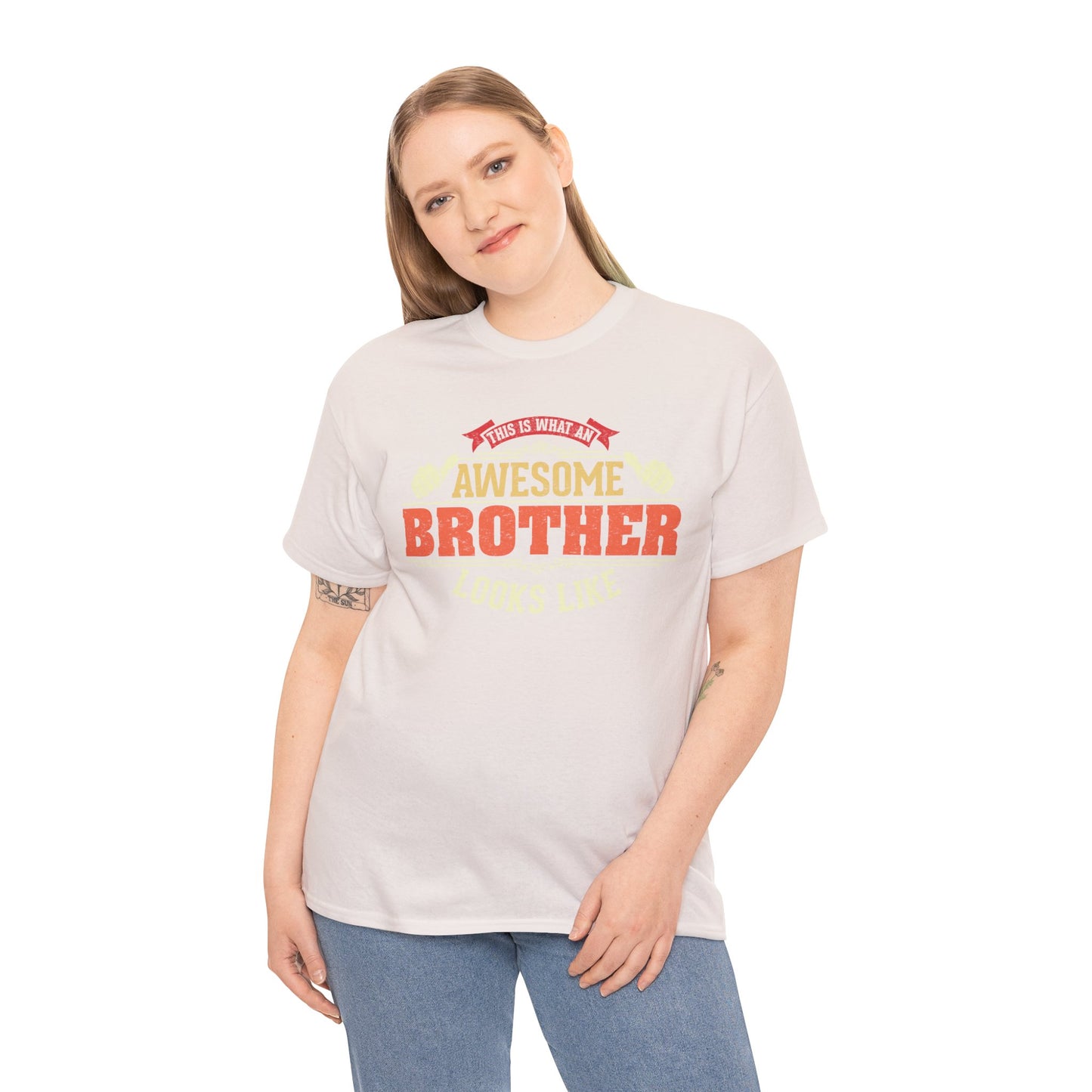 This Is What An Awesome Brother Looks Like Funny Birthday Gift