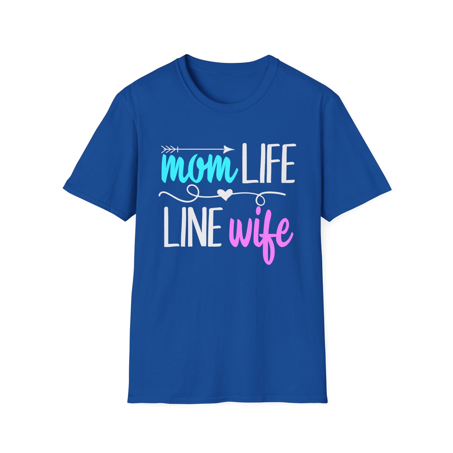 Lineman Mom Life Line Wife Unisex Softstyle T-Shirt