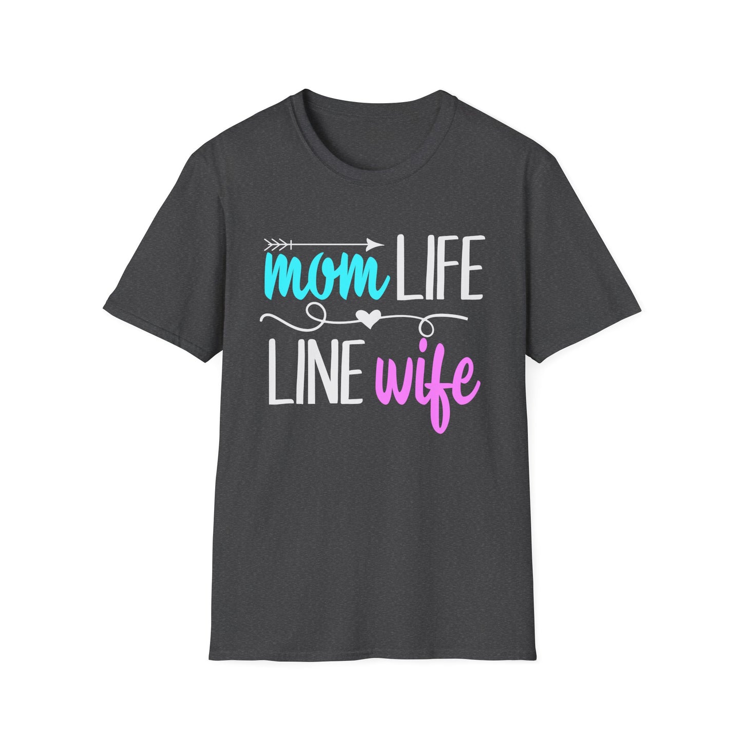 Lineman Mom Life Line Wife Unisex Softstyle T-Shirt