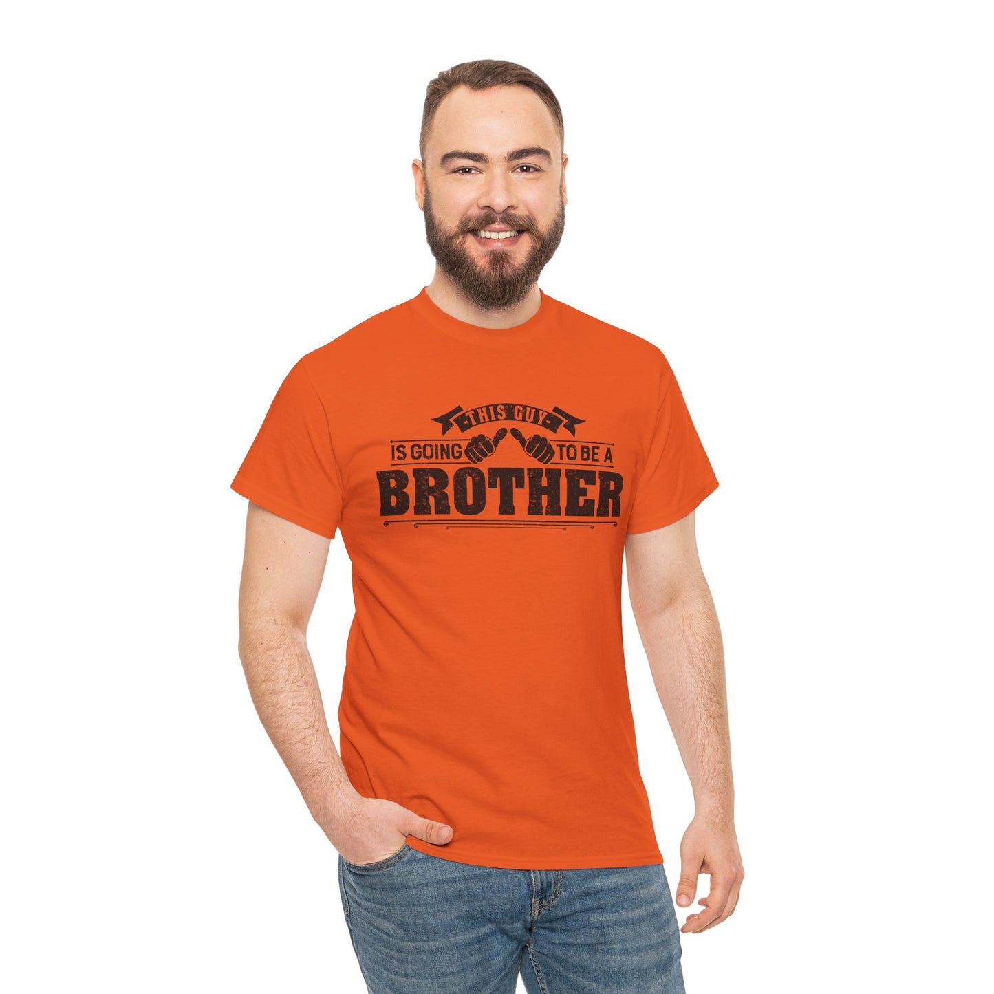 T-Shirt Gifts From Sister for Brother This is Guy going to be Brother Unisex Heavy Cotton Tee