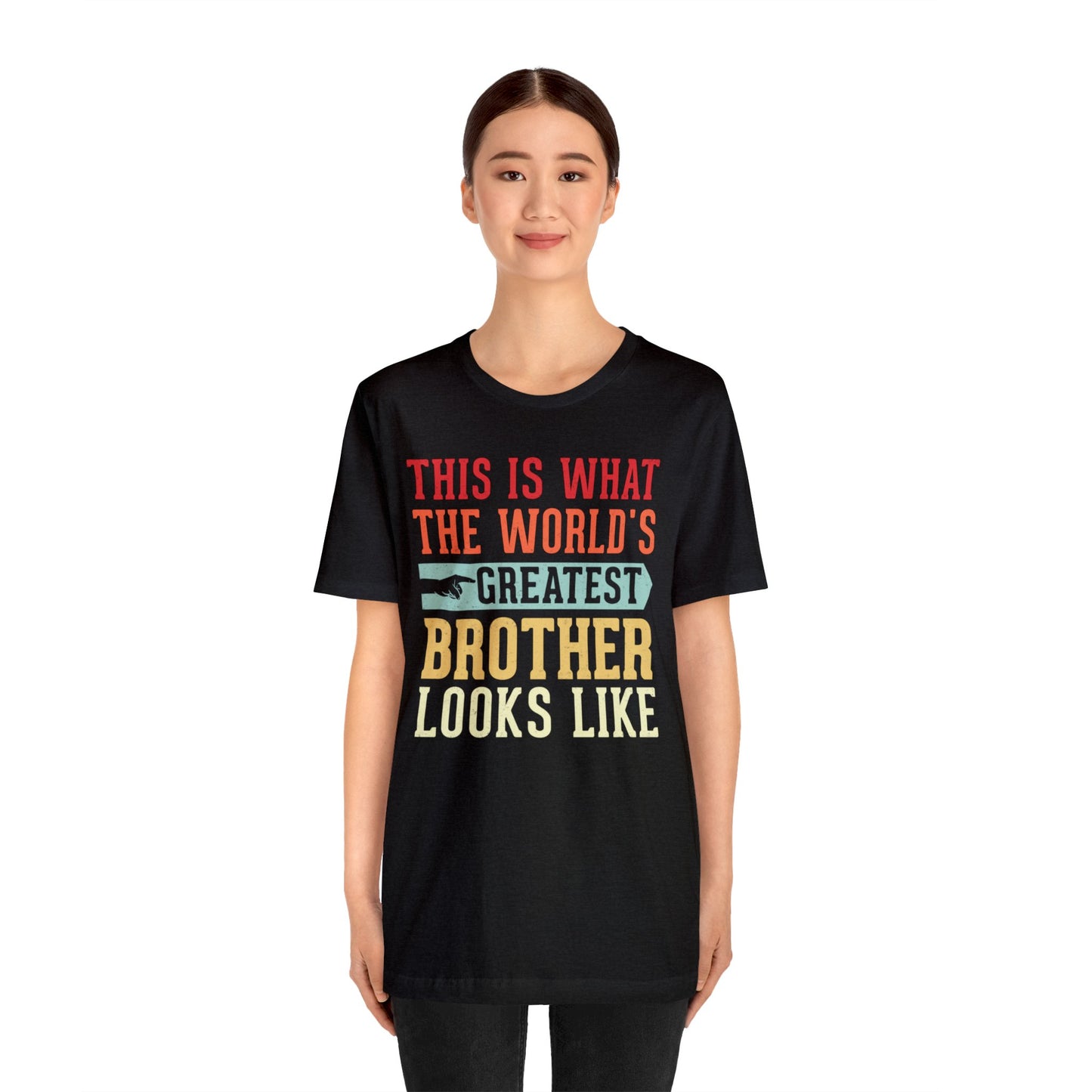 The World's Greatest Brother Looks Like Unisex Jersey Short Sleeve Tee