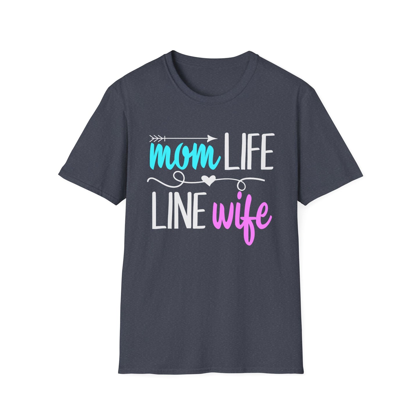 Lineman Mom Life Line Wife Unisex Softstyle T-Shirt