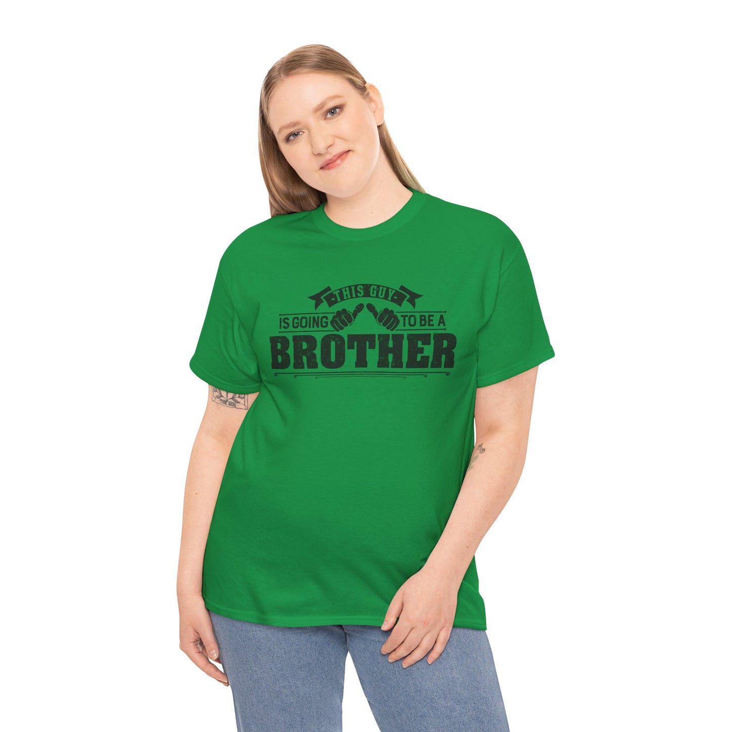 T-Shirt Gifts From Sister for Brother This is Guy going to be Brother Unisex Heavy Cotton Tee
