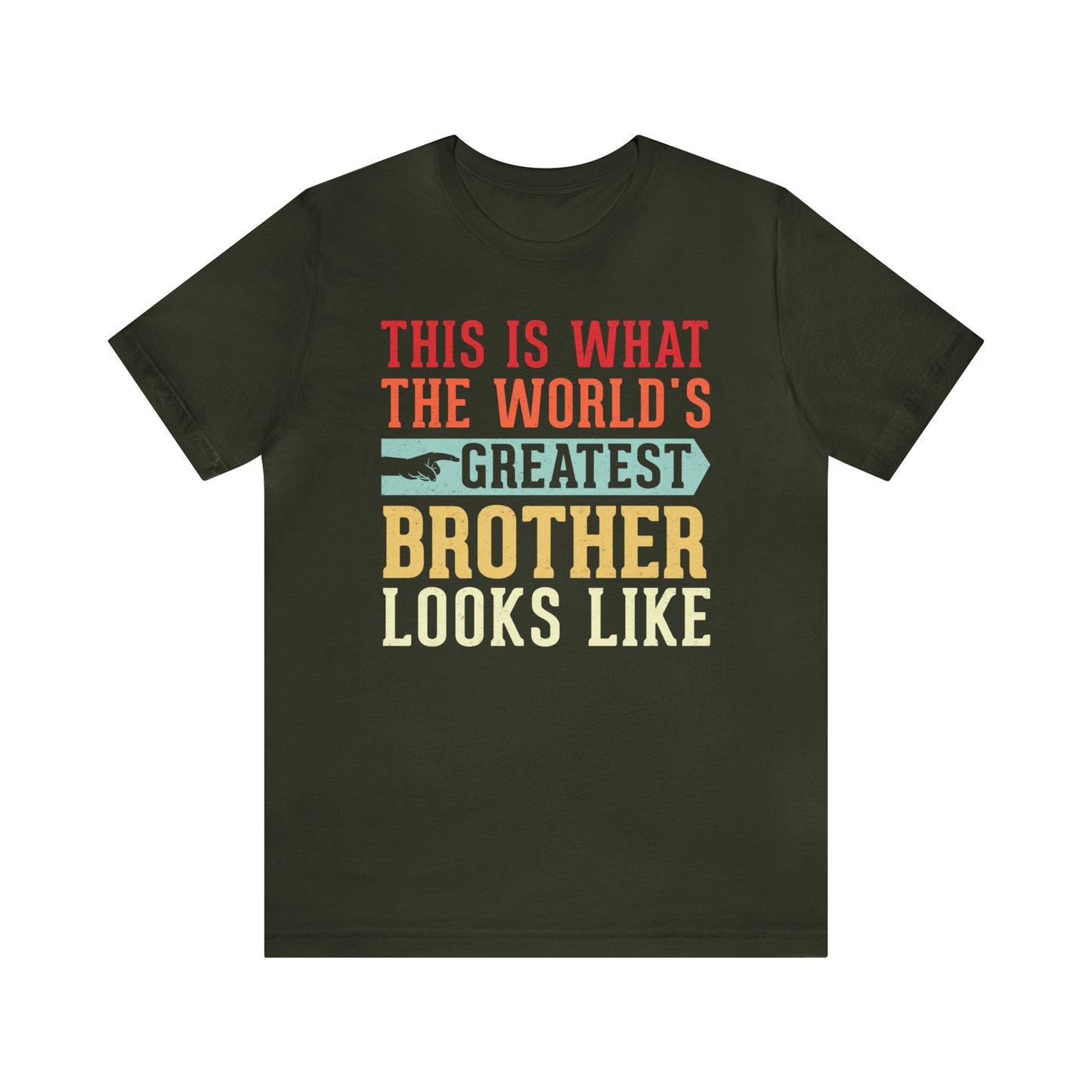 The World's Greatest Brother Looks Like Unisex Jersey Short Sleeve Tee