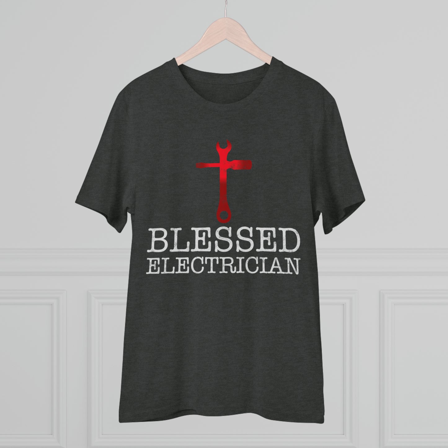 Blessed Electrician gift for Christian Electrician Organic Creator T-shirt - Unisex