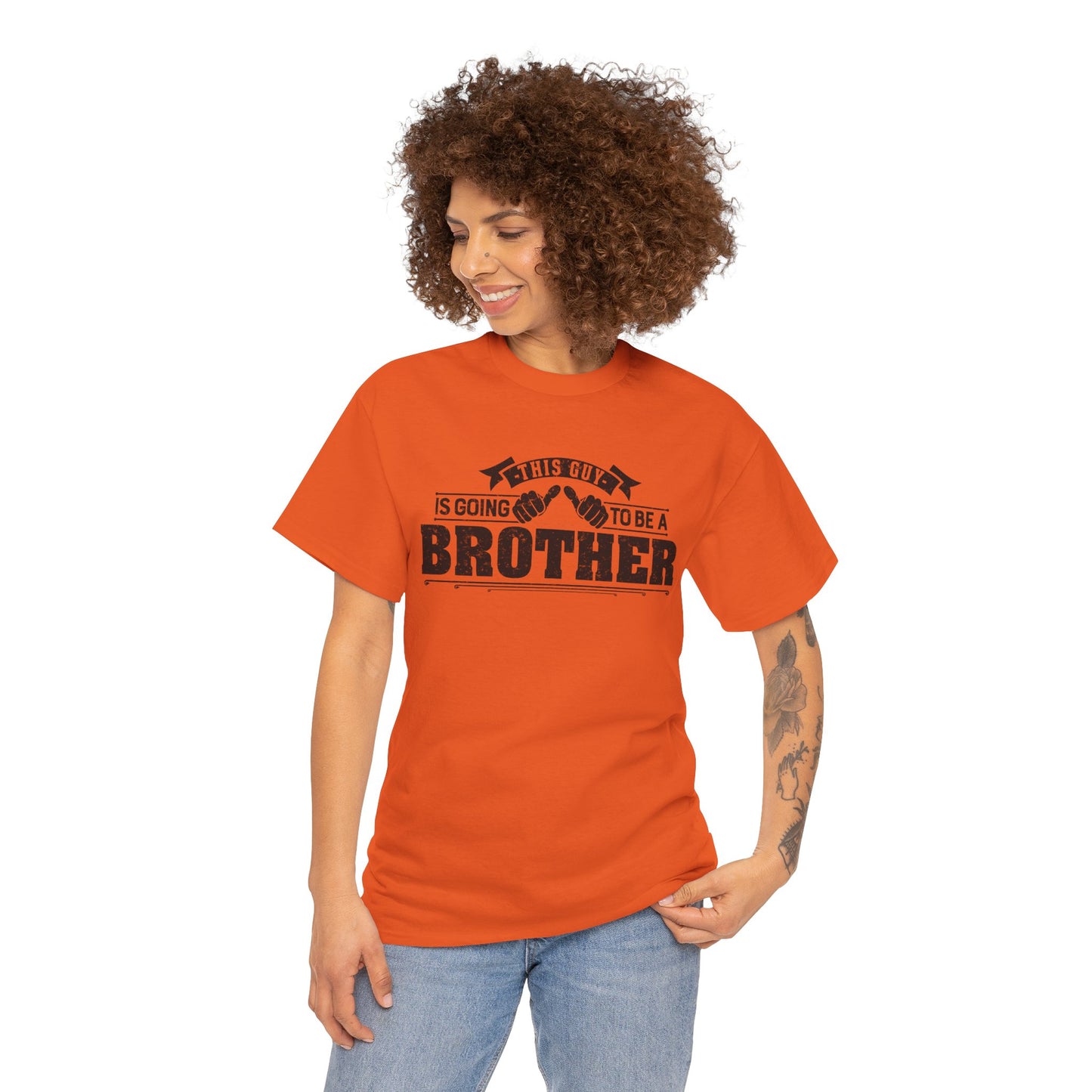 T-Shirt Gifts From Sister for Brother This is Guy going to be Brother Unisex Heavy Cotton Tee
