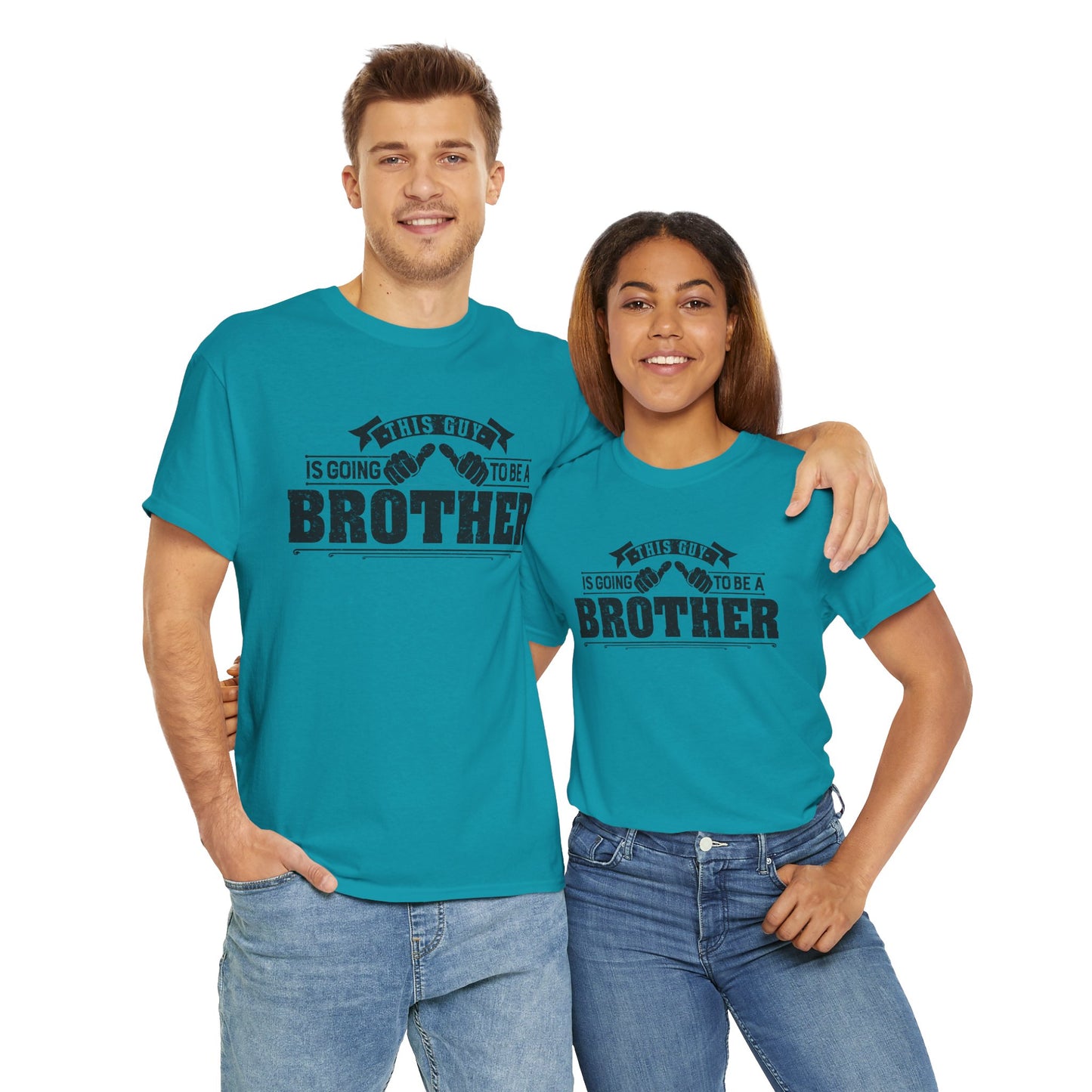 T-Shirt Gifts From Sister for Brother This is Guy going to be Brother Unisex Heavy Cotton Tee