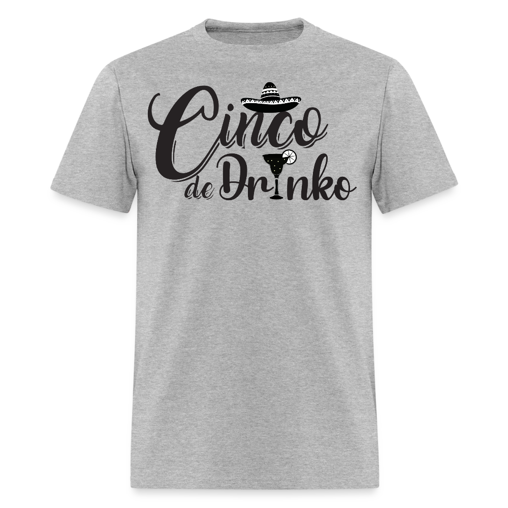 Funny Cinco De Mayo Drinking Tee Mexican Fiesta Party T-shirt - heather gray