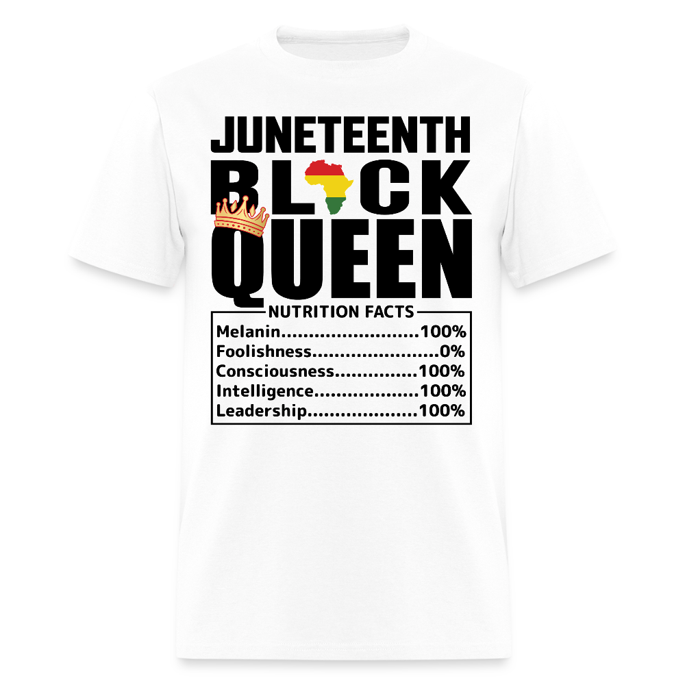 Juneteenth Black Queen Black Girl Magic T-Shirt - white