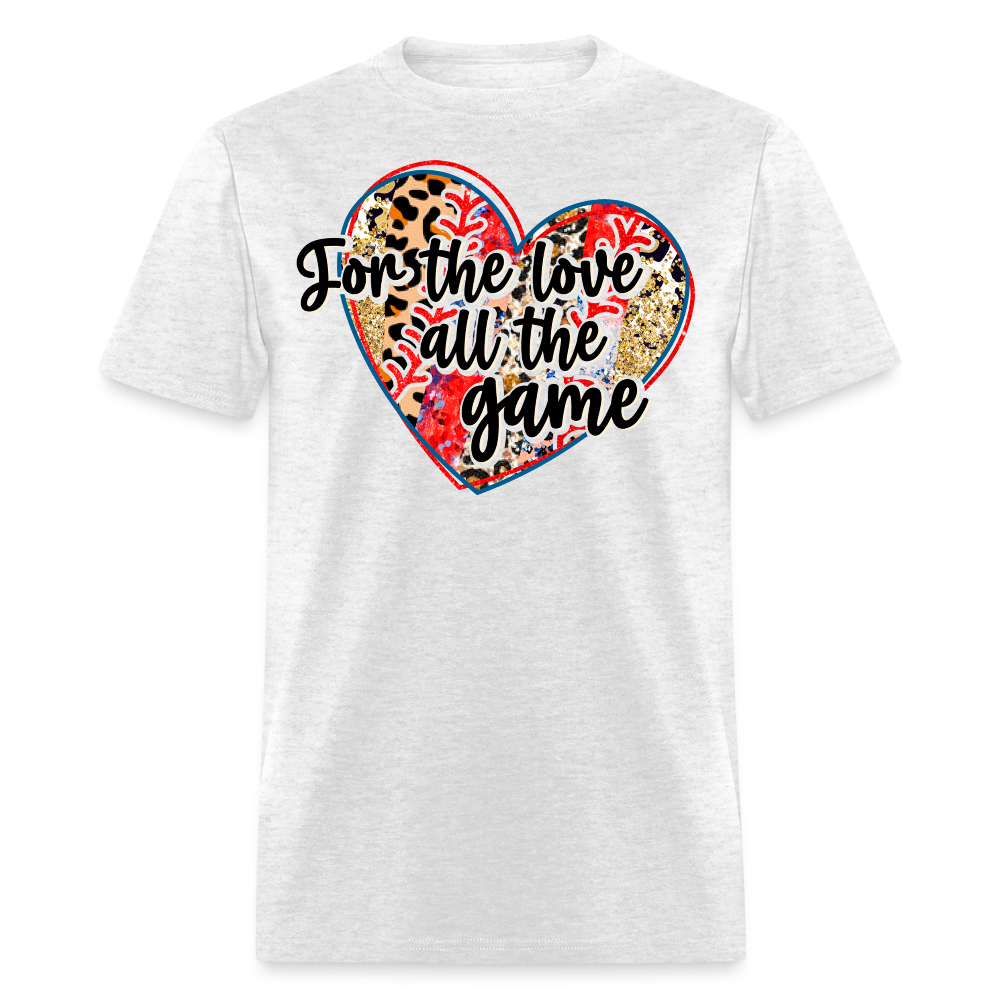 For The Love Of The Game Sports T-shirt - light heather gray