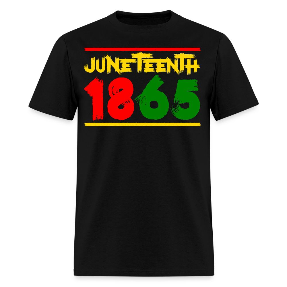 Juneteenth 1865 African American Heritage T-Shirt - black