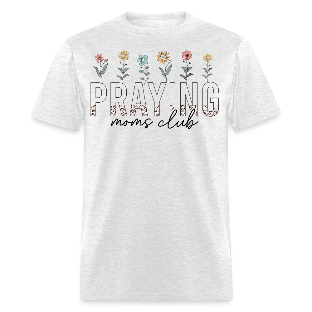 Christian Mom Prayer Group T-shirt - light heather gray