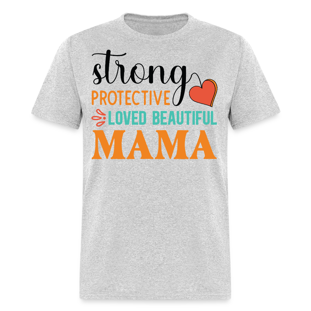 Mother's Day Tee For Strong Moms T-shirt - heather gray