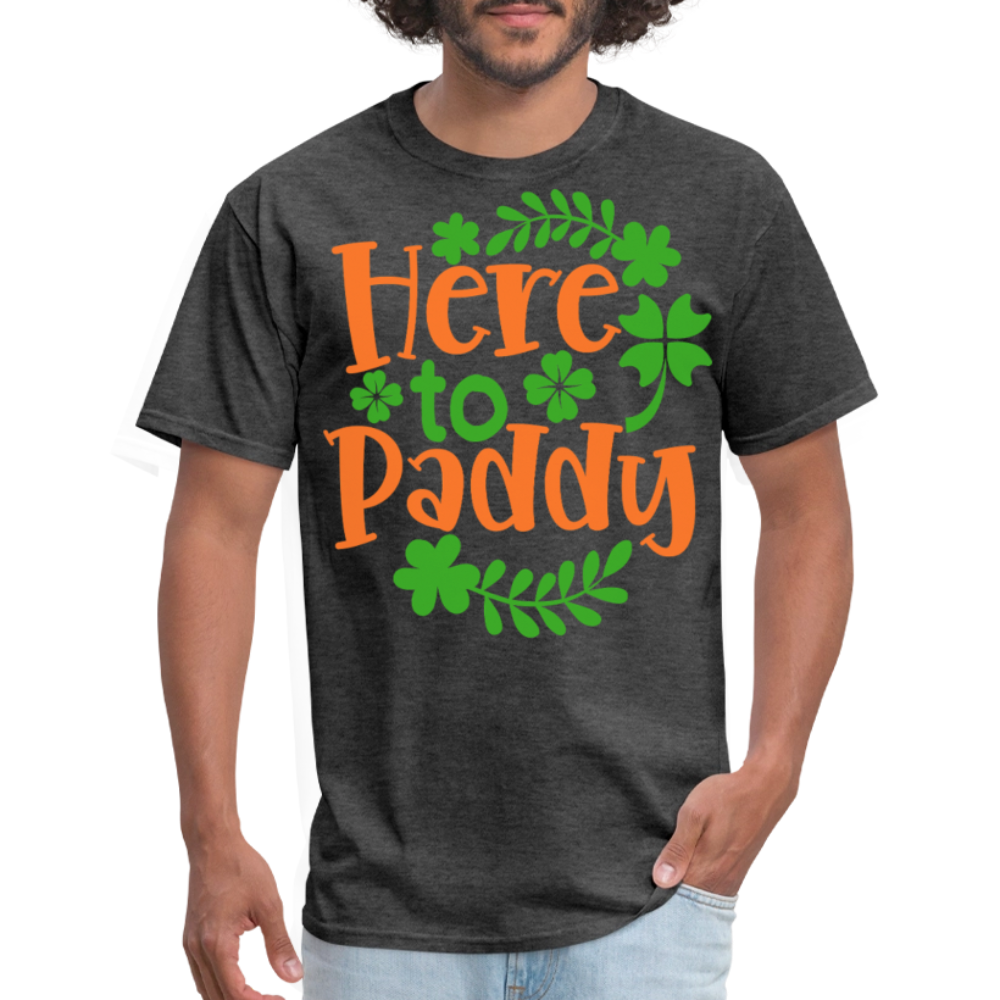 Here to Paddy St Patrick’s Day T-shirt - heather black