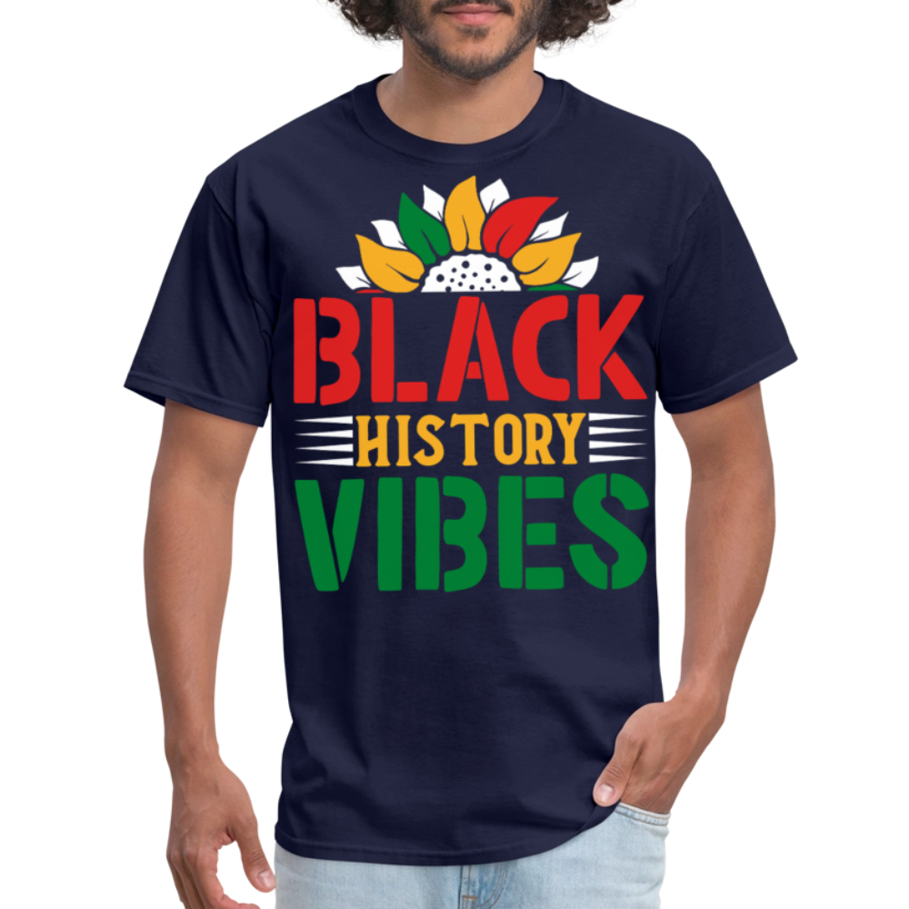 African American Culture Apparel For Black Pride T-Shirt - navy