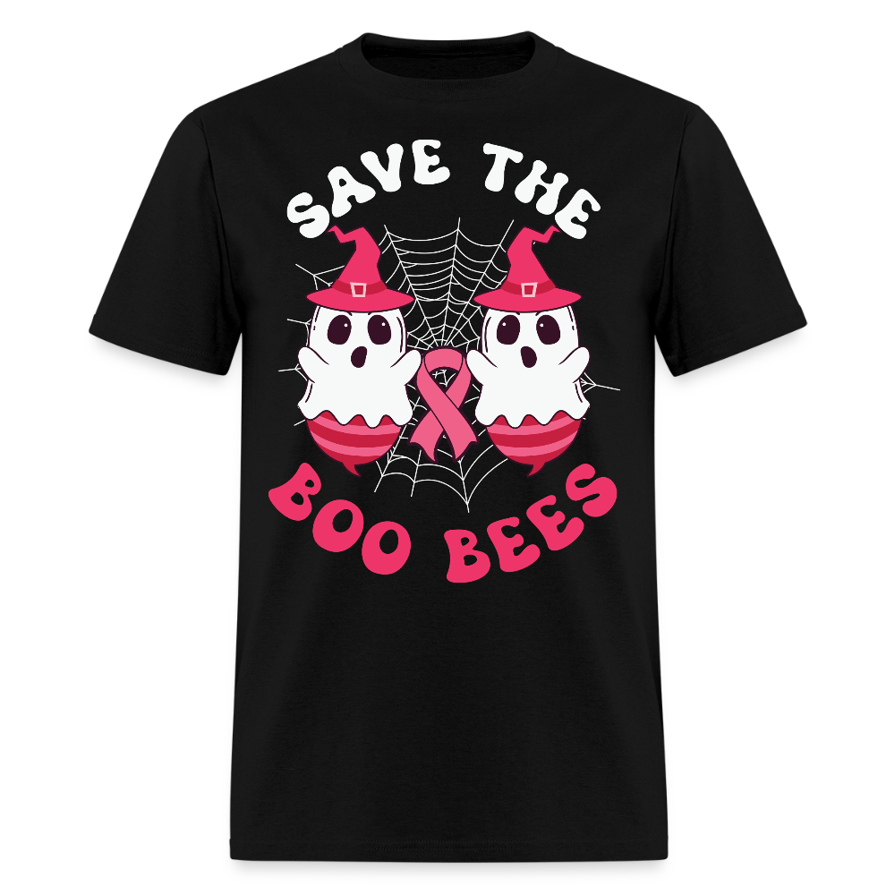 Save The Boo Bees Halloween Breast Cancer T-Shirt - black