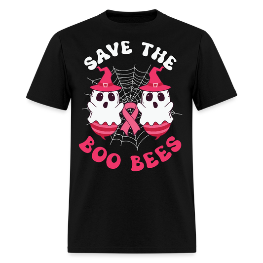 Save The Boo Bees Halloween Breast Cancer T-Shirt - black