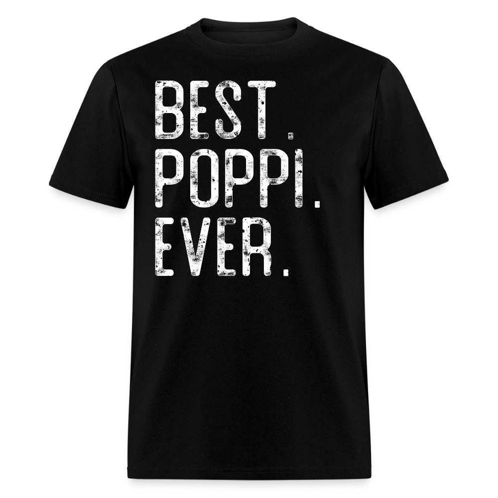 Best Poppi Ever Gifts For Father’s Day T-shirt - black