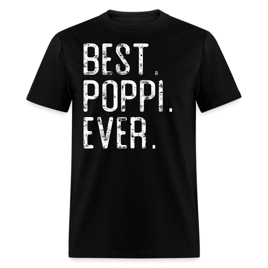 Best Poppi Ever Gifts For Father’s Day T-shirt - black