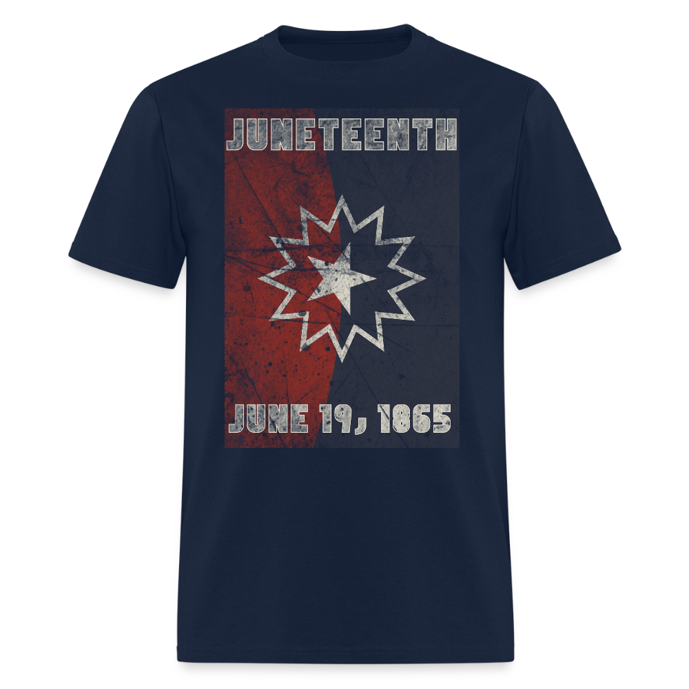 Juneteenth June 19 1865 Emancipation T-Shirt - navy