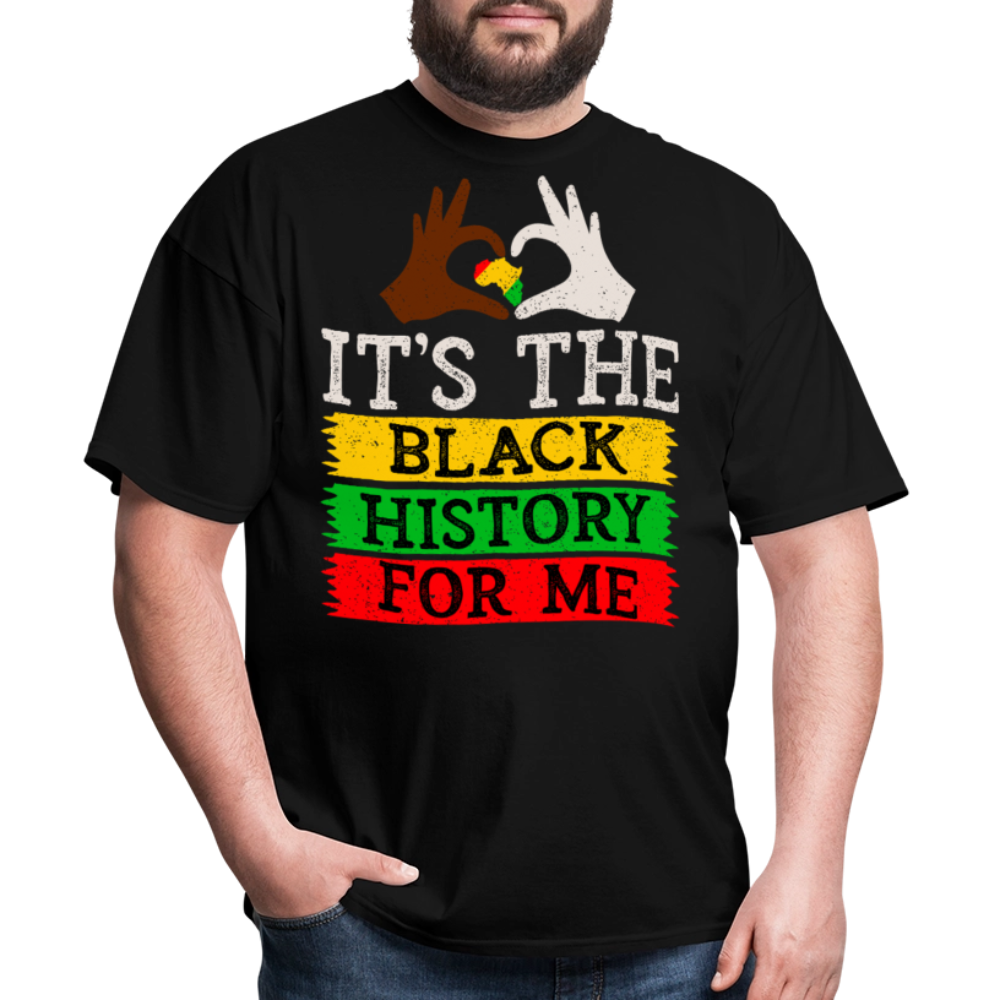 African Heritage Tee Black History Month Unisex T-shirt - black