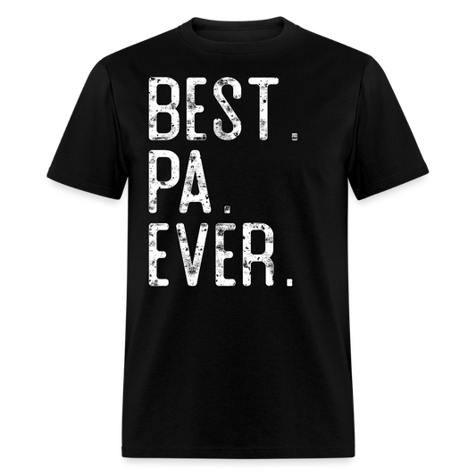 Funny Gift Tee For Dad Called Pa T-shirt - black