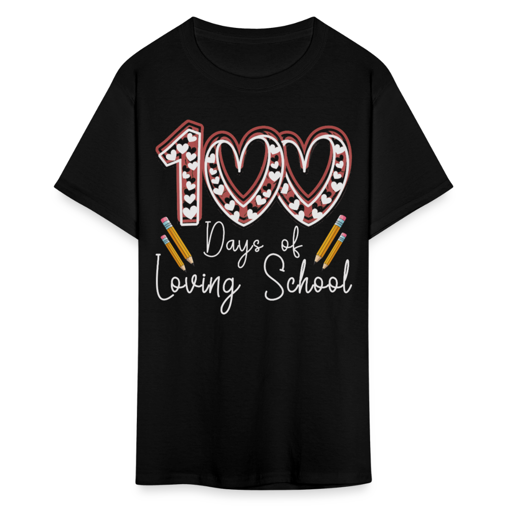 Teacher Appreciation Tee 100 Days of Loving School Unisex Classic T-Shirt - black