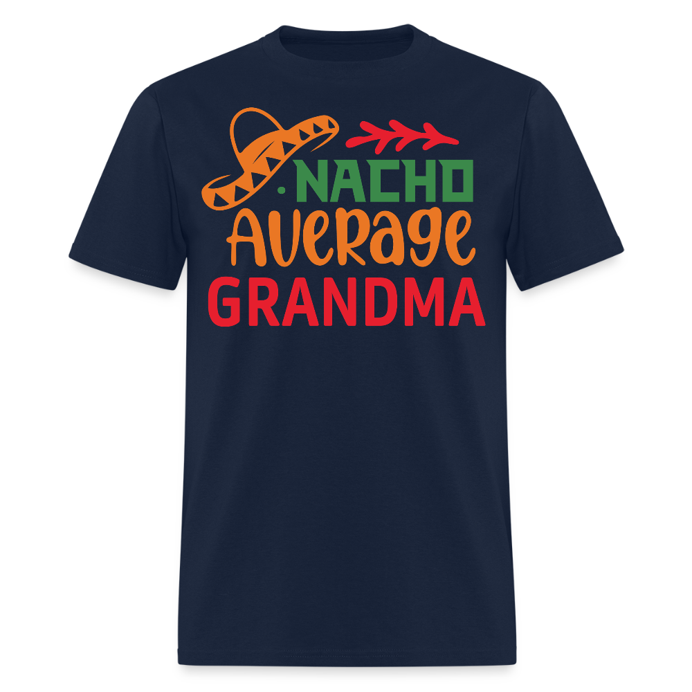 Best Gift For Grandmothers Who Love Tacos Funny Grandma T-shirt - navy