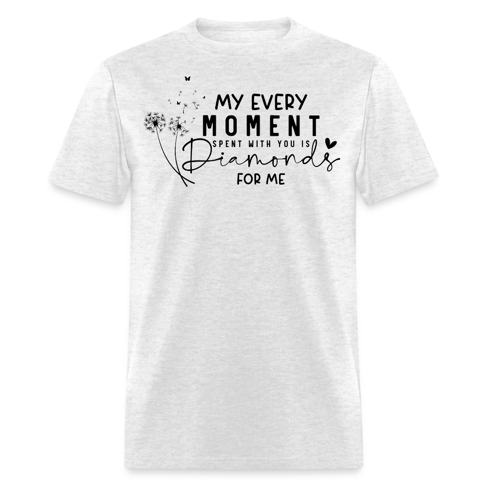 Printed Love Tee With Meaningful Words T-shirt - light heather gray