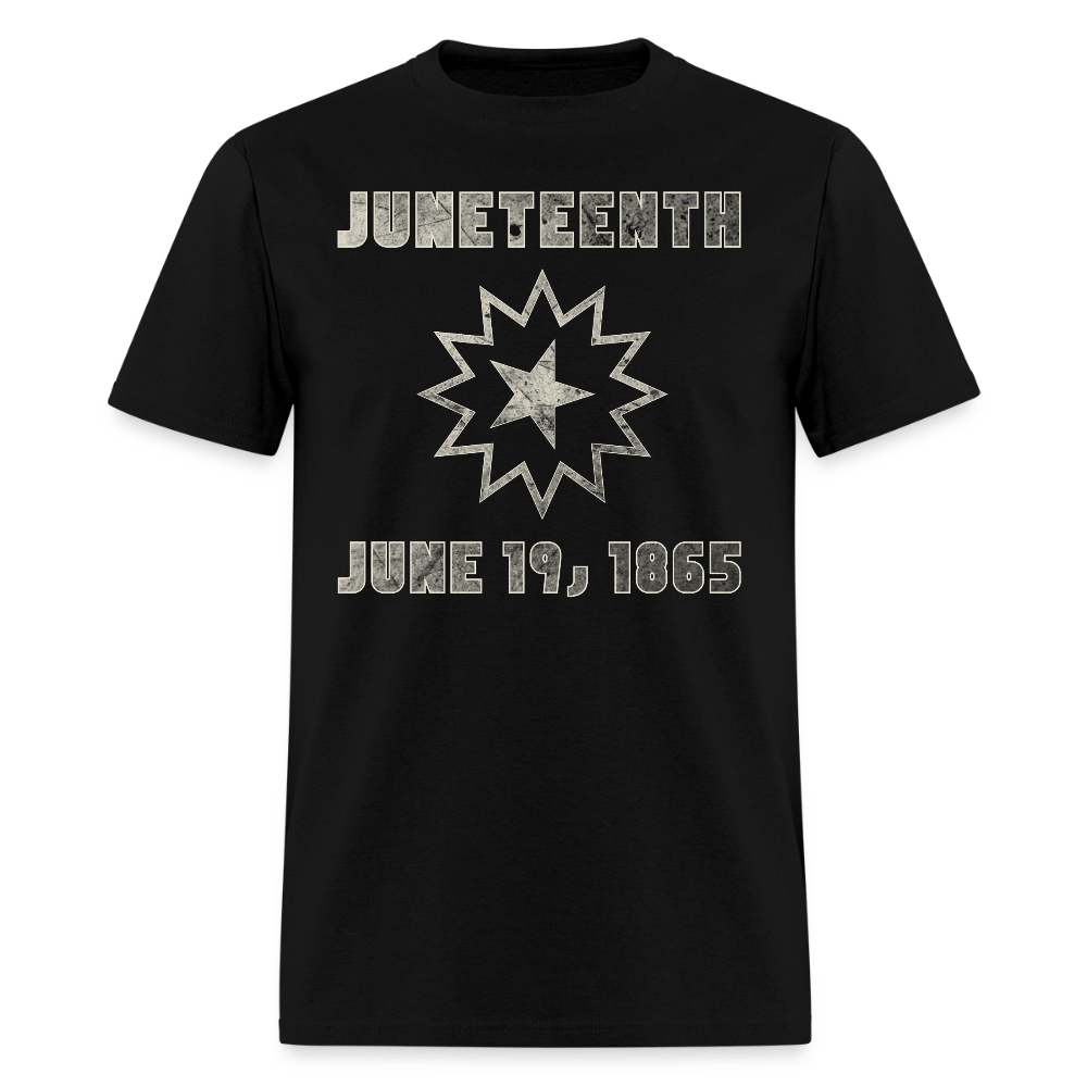 Juneteenth June 19 1865 Celebration T-Shirt - black