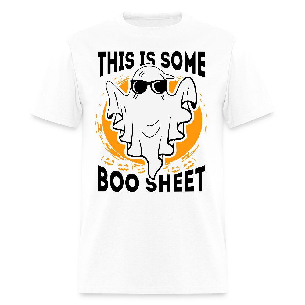 This Is Some Boo Sheet Cute Halloween T-Shirt - white
