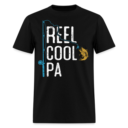 Reel Cool Pa Unique father’s Day Fishing T-shirt - black