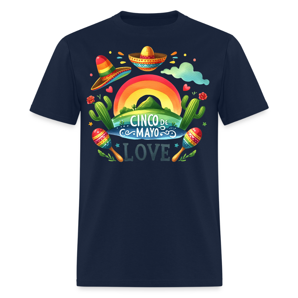 Mexican Holiday Outfit Ideas For Cinco De Mayo T-shirt - navy