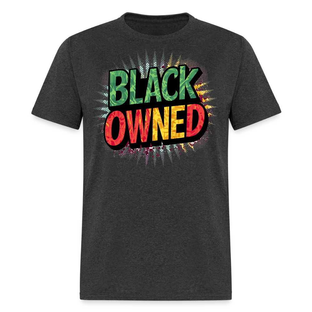 Black Pride Graphic Tee Streetwear Afrocentric T-shirt - heather black