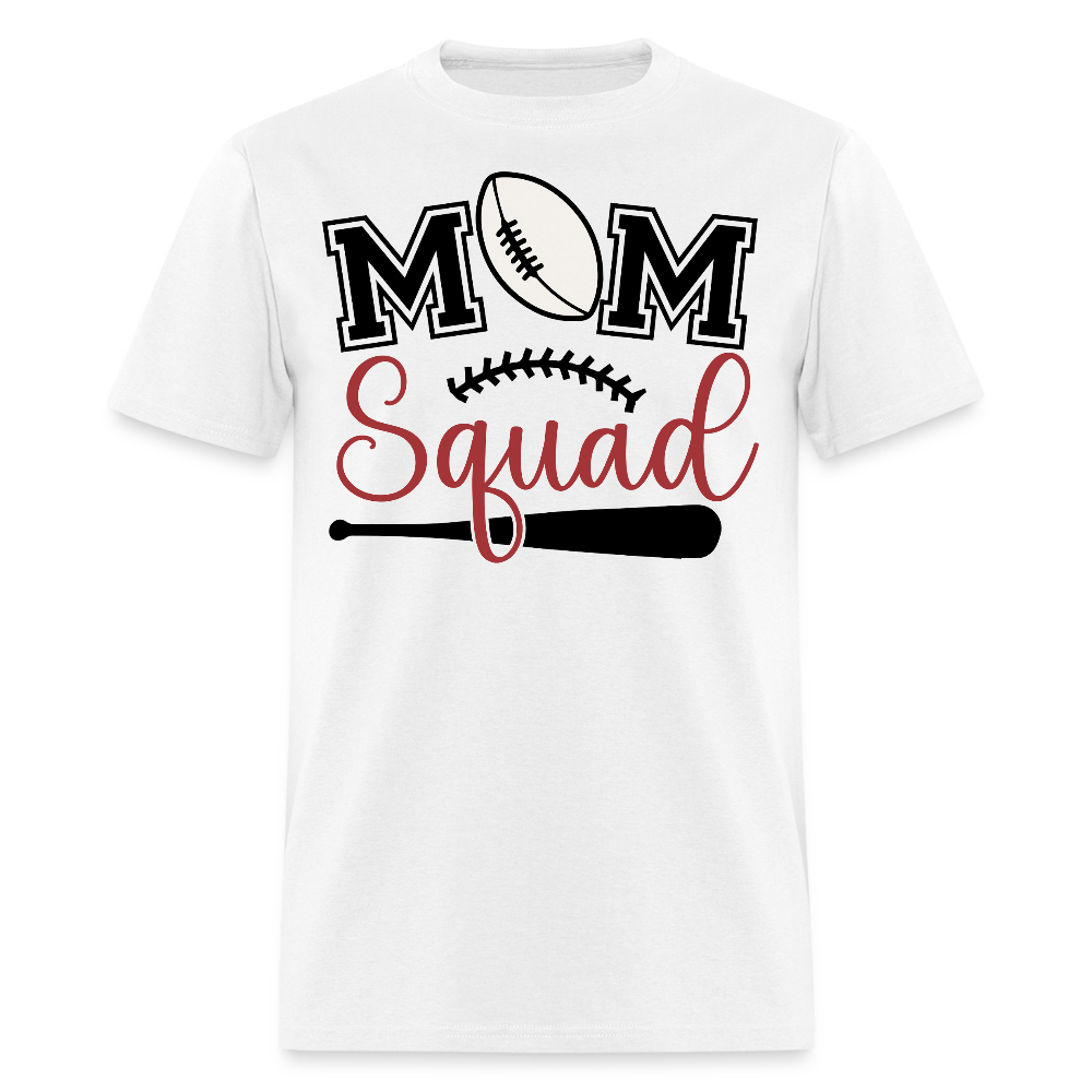 Cute Baseball And Football Mom T-shirt - white