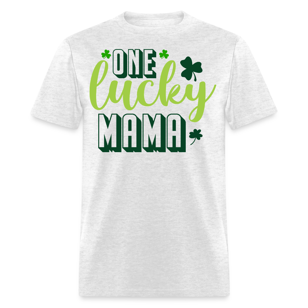 One Lucky Mama Irish Holiday T-shirt - light heather gray