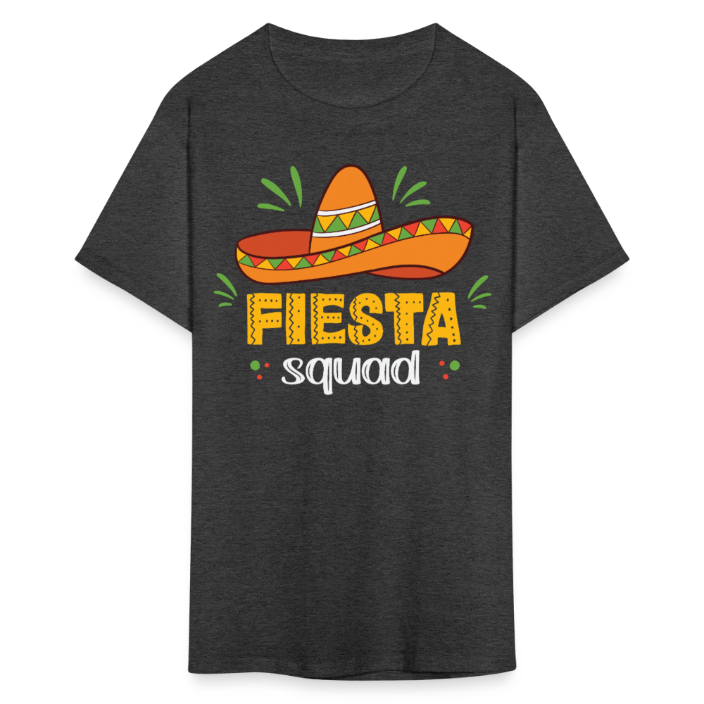 Mexican Fiesta Celebration Tee Fiesta Squad Party T-shirt - heather black