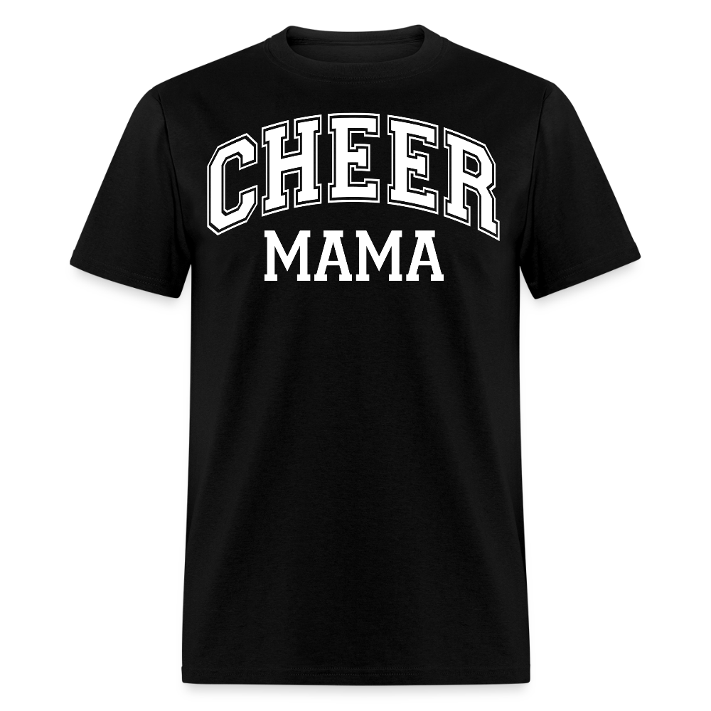Game Day Tee For Cheer Moms T-shirt - black