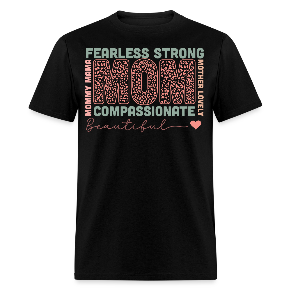 Personalized Mother's Day Motherhood Celebration T-shirt - black
