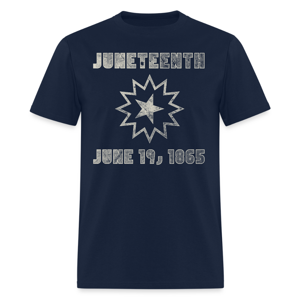 Juneteenth June 19 1865 Celebration T-Shirt - navy