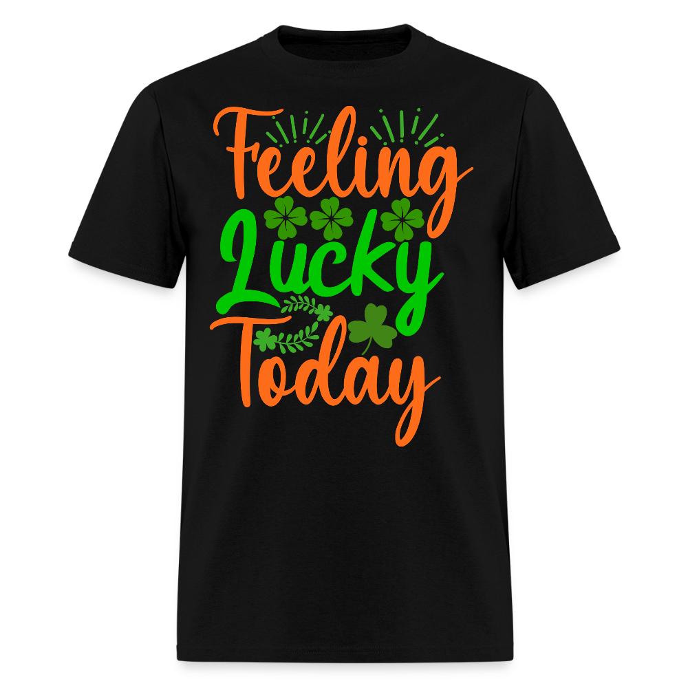 Shamrock-themed St Patrick’s Day Lucky Charm T-shirt - black