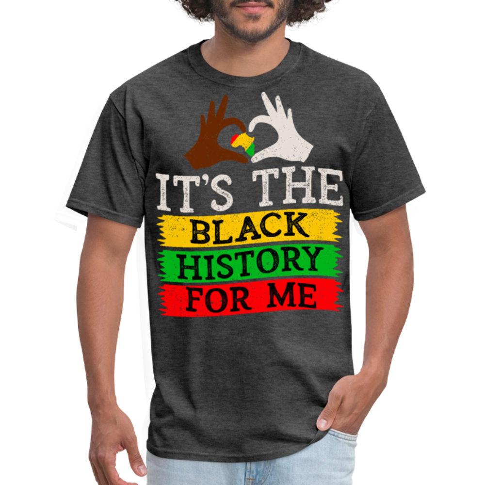 African Heritage Tee Black History Month Unisex T-shirt - heather black