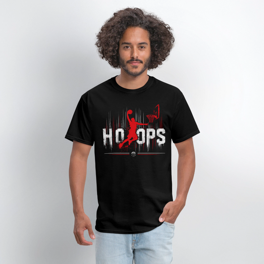 Basketball Hoops Graphic Men's T-Shirt | GILDAN 5000
